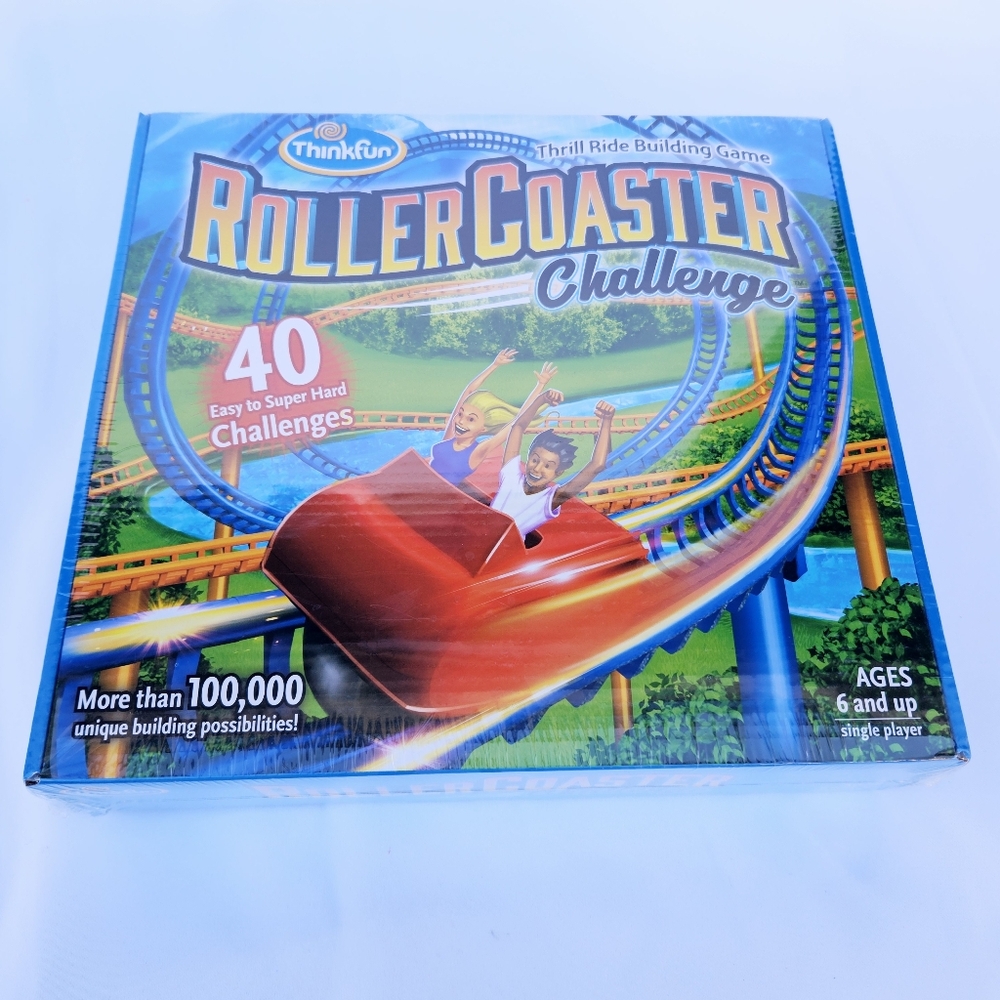 ThinkFun Roller Coaster Challenge STEM Toy and Building Game NEW